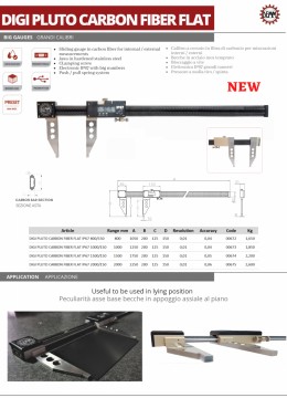 NEWS 2021: DIGI PLUTO CARBON FIBER FLAT - Grandi Calibri